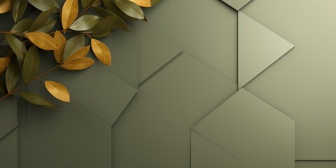 Olive abstract background with autumn colors textured design for Thanksgiving, Halloween, and fall. Geometric block pattern with copy space