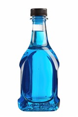 Isolated Windscreen Washer Fluid with Clipping Path on White Background. Perfect for Anti-Freeze