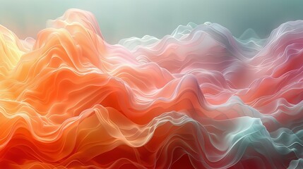 Obraz premium horizontal colorful abstract wave background with peru, can be used as texture, background or wallpaper.
