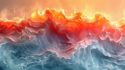 horizontal colorful abstract wave background with peru, can be used as texture, background or wallpaper.