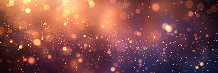 Obraz premium Soft Heather Optical Bokeh Lights with Sparkle Dust on Modern Abstract Background, Realistic Ultra HD Effect