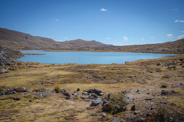 Seven lakes of Ausangate, Cusco Peru. 