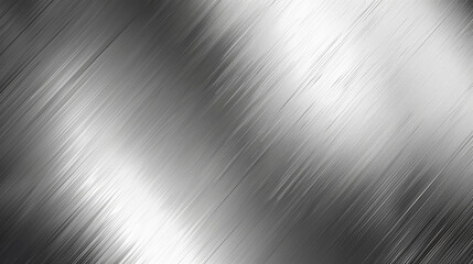 High-resolution image of a brushed metal surface with light reflections - obrazy, fototapety, plakaty
