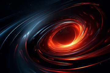 Create a swirling vortex on a digital interface as a dynamic loading animation for a hightech application