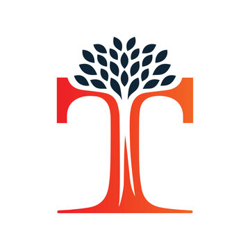 Tree Logo Design Vector Illustration