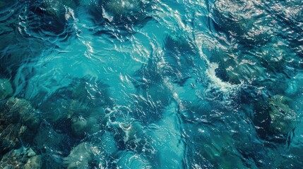 Texture of Azure Water