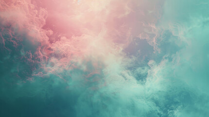 Abstract pastel hues blend in a dreamy sky scene, perfect for peaceful backdrops
