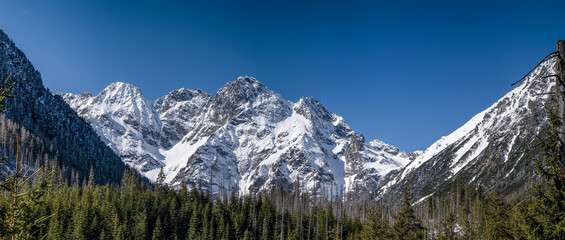 Droga do Morskiego Oka - wiosna - Mięguszowieckie Szczty © Ola i Eryk