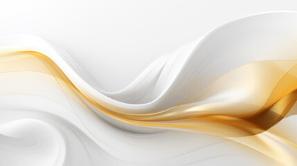 White and gold elegant abstract background banner