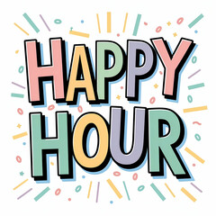 Fototapeta premium Happy hour