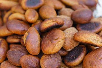Close-Up View of Freshly Baked Buns