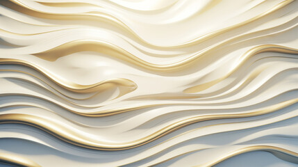 Obraz premium White and gold elegant abstract background banner
