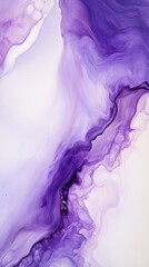 Purple art abstract paint blots background with alcohol ink colors marble texture blank empty pattern with copy space for product design or text 