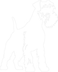 airedale terrier outline