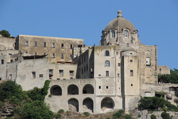 castello aragonese, ischia, italy
