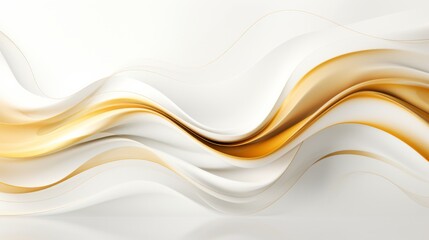 White and gold elegant abstract background banner