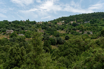 Fototapeta na wymiar Frankreich - Korsika - Castello-di-Rostino