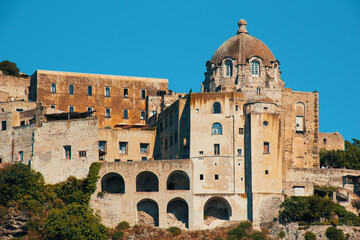 castello aragonese, ischia, italy
