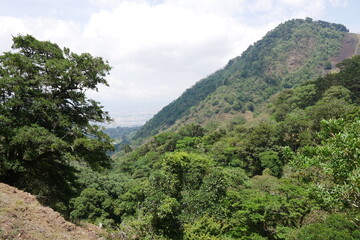 Berggipfel  San Miguel am Cruz de Alajuelita in den Bergen bei Escazú in Costa Rica