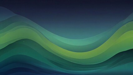 abstract wave green gradient background