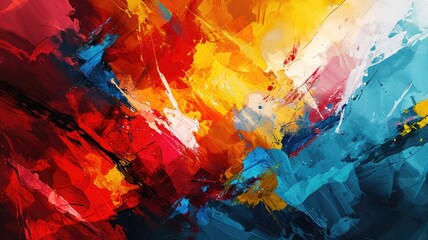 The picture of the colourful abstract wallpaper that has been mix with the primary colours and has become the colourful abstract picture that fill with beautiful of mixing the many colours. AIGX01.