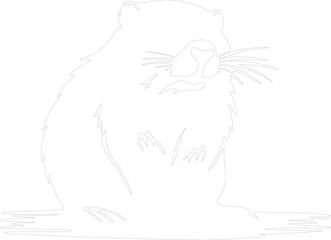 beaver outline