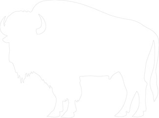 bison outline