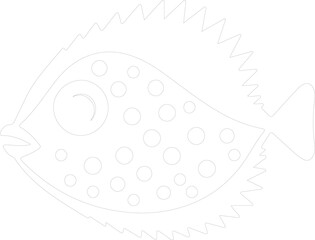 blowfish outline