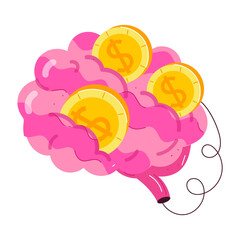 Gold Coins and Ancient Currencies Flat Stickers