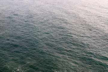 The color of water in the Mediterranean Sea in shallow water. Natural abstract background.