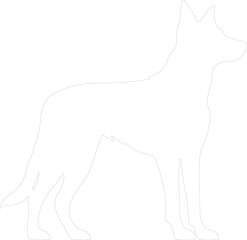 Capehuntingdog outline