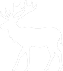 caribou outline