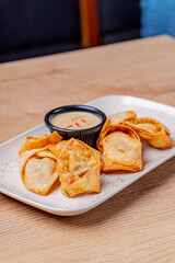 Tequeños stuffed with fine loin