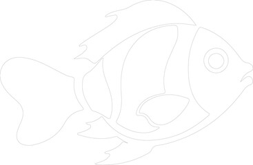 clownfish outline