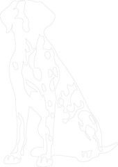 Dalmatian outline