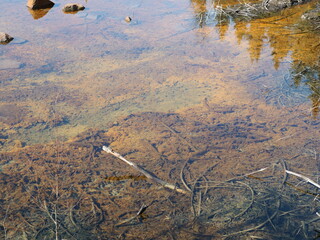 Old abandoned Orijärvi mine on a sunny day