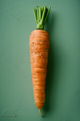 carrots on a green background