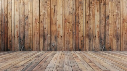Naklejka premium Background featuring a fresh wooden board wall