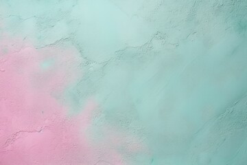 Teal pale pink colored low contrast concrete textured background with roughness and irregularities pattern with copy space for product 