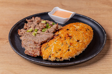 Tacu Tacu with soft loin sheet