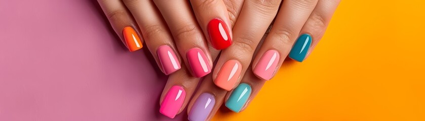 Beautify your nails with our vibrant polishes and treatments that promise durability and shine, with copy space