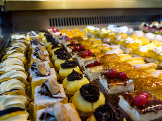 Sweet Temptations: A Display of Assorted Pastries