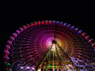 Spectacular Ferris Wheel Light Show: A Carnival of Colors