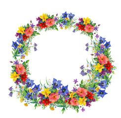 wreath from flowers