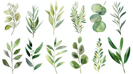 Whimsical Floral Illustrations for Wedding Stationery Generative AI