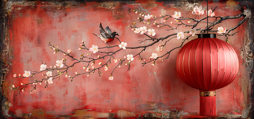 cherry blossoms, flowers, chinese new year High quality photo