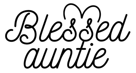Stylish , fashionable and awesome Auntie typography art and illustrator, Print ready vector  handwritten phrase family T shirt hand lettered calligraphic design. family Vector illustration bundle.