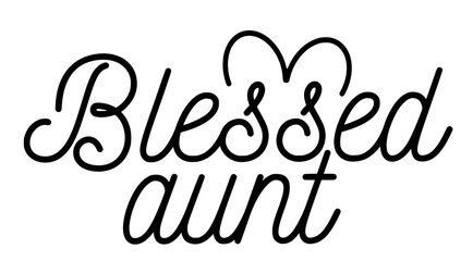 Stylish , fashionable and awesome Auntie typography art and illustrator, Print ready vector  handwritten phrase family T shirt hand lettered calligraphic design. family Vector illustration bundle.