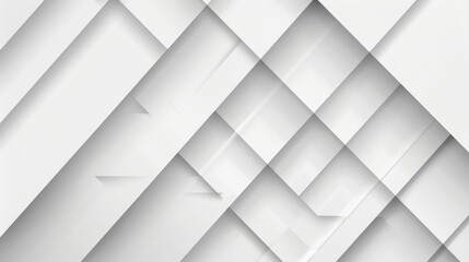 Geometric Pattern on White and Gray Background Generative AI