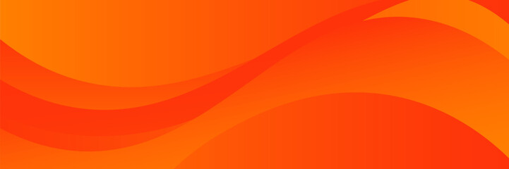 abstract orange background with dynamic waves layer
